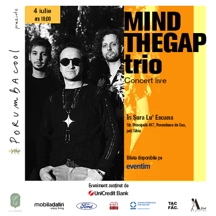 Porumbacool prezintă: MINDTHEGAP Trio